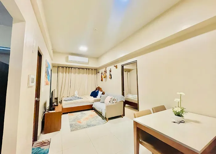 Apartment Mactan Newtown Staycation Near Airport With Pool Access